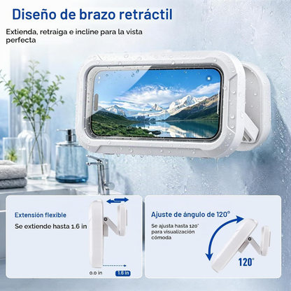 Soporte Impermeable de Móvil para Ducha